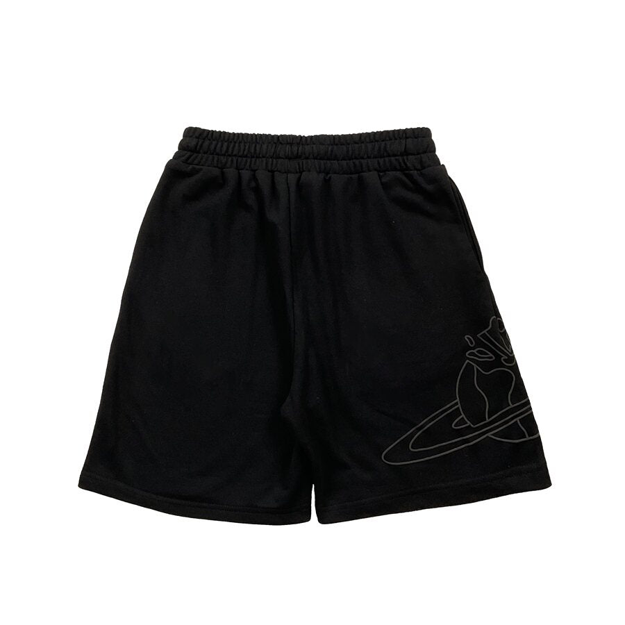 Broken Planet Embroidered Straight Casual Sweat Shorts