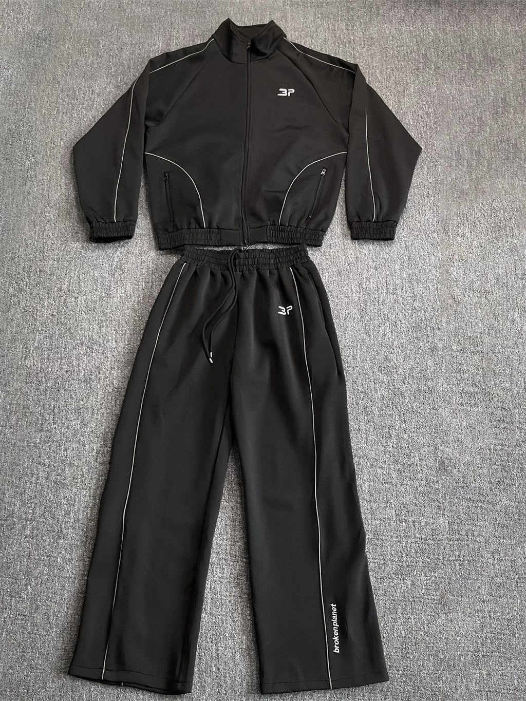 Broken Planet American Athletic Zip Hoodie Tracksuit Set