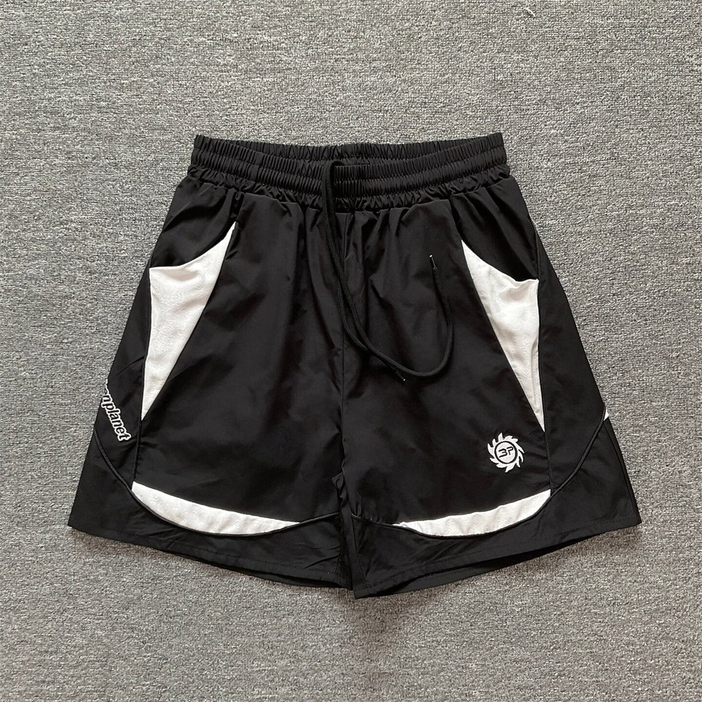 Broken Planet Geometric Spliced Quick Dry Shorts