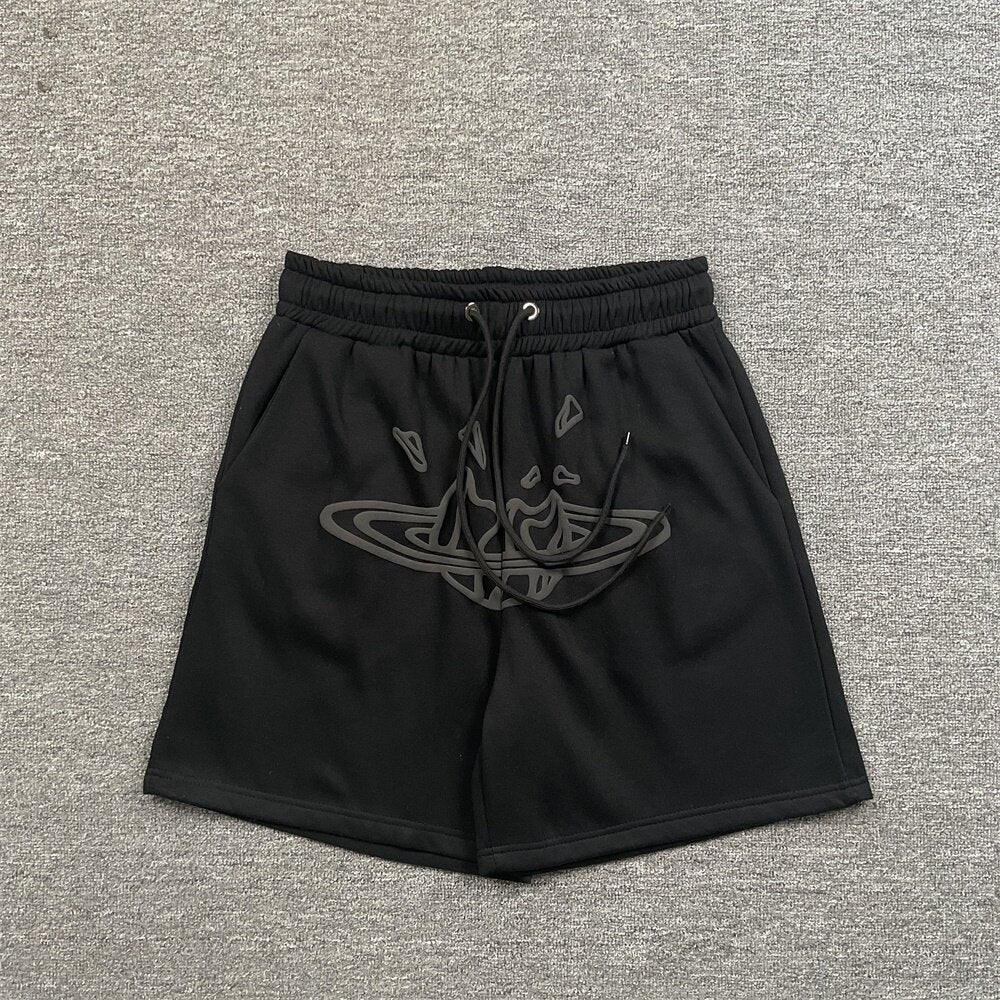 Broken Planet Puff Print Fleece Sweat Shorts