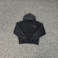 Broken Planet Washed Crop Puff Print Hoodie
