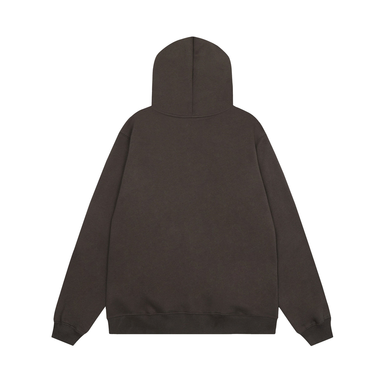 Broken Planet Puff Print Fleece Zip Up Hoodie