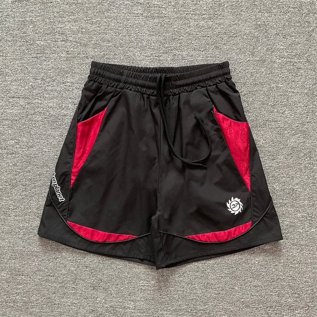 Broken Planet Geometric Spliced Quick Dry Shorts