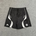 Broken Planet Embroidered Color Block Sports Shorts