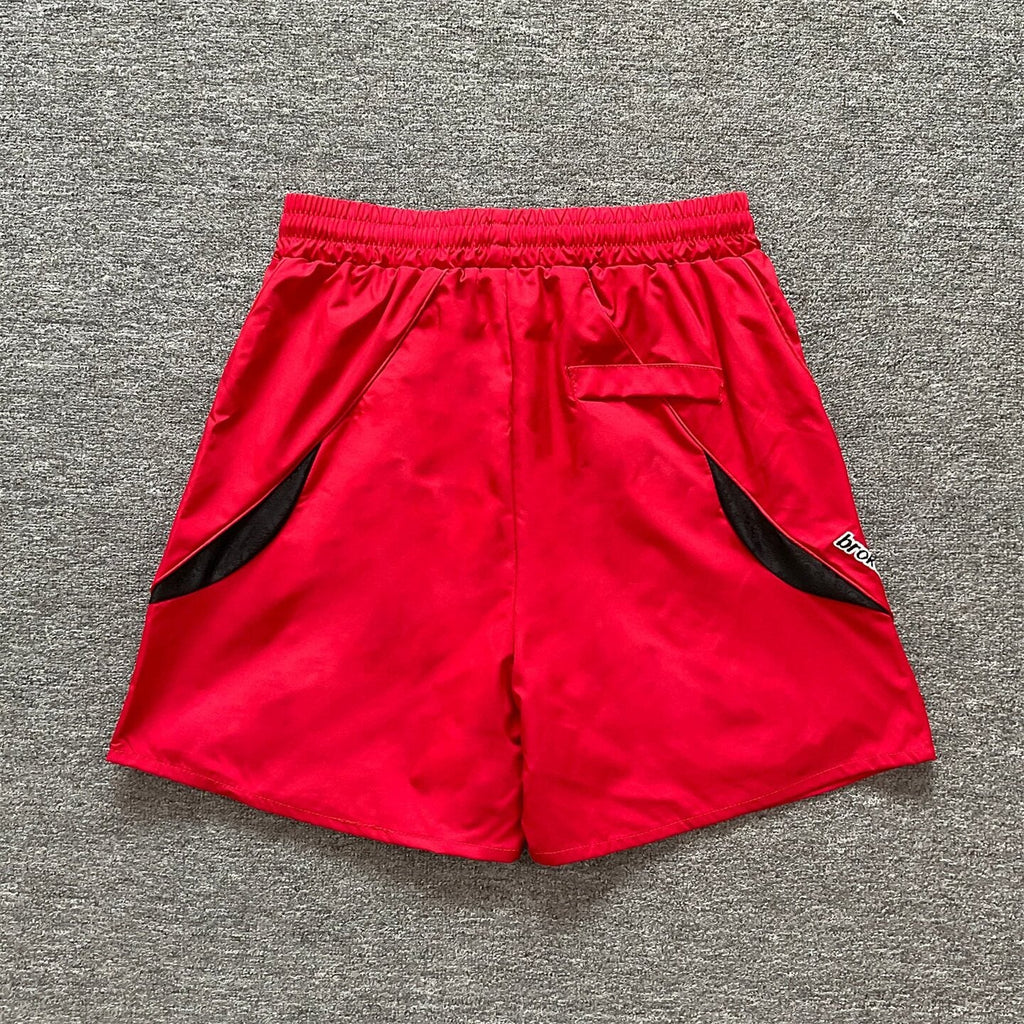 Broken Planet Geometric Spliced Quick Dry Shorts
