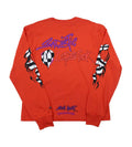 Chrome Hearts Matty Boy Spark the Heart L/S Tee Red