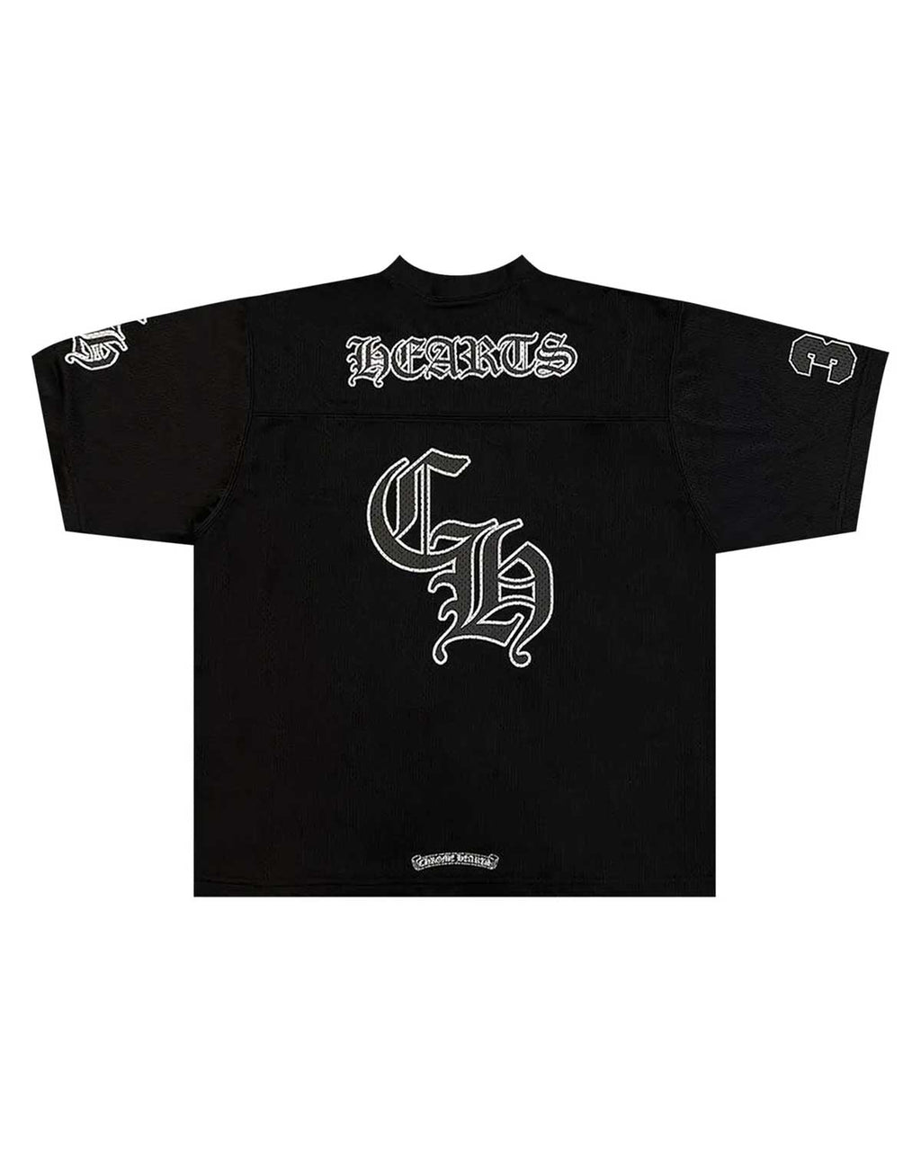Chrome Hearts Mesh Stadium Football Jersey Black