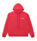 Chrome Hearts Scroll Logo Hoodie Red