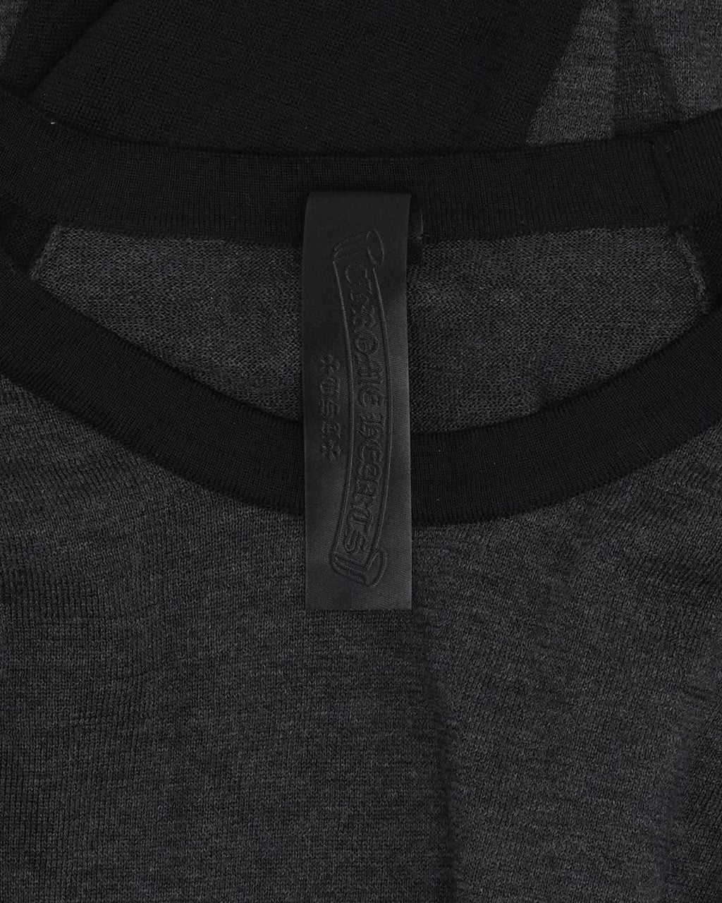 Chrome Hearts Silk Blend Cross Patch LS Raglan Tee