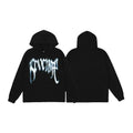 Revenge Black Motion Blue Arch Logo Pullover Hoodie