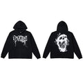 Revenge Smoke Skull Arch Logo Pullover Hoodie black