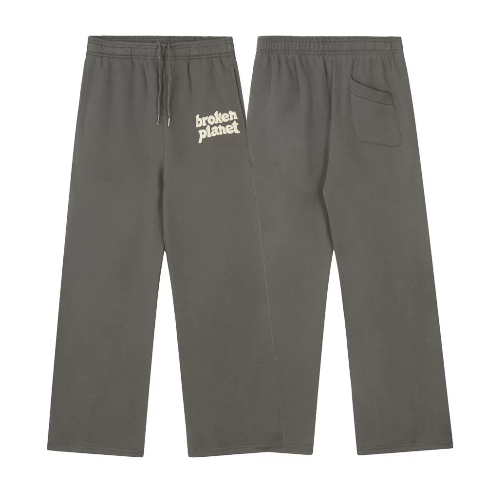 Broken Planet Puff Print Heavy Fleece Sweatpants