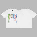 Revenge Multicolor Arch Logo Short Sleeve T-Shirt White