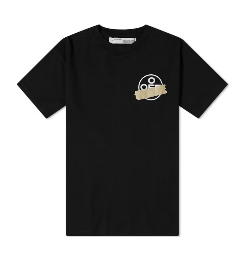 Off-White Duct Tape Tee Black