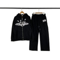 Broken Planet Puff Print Fleece Hooded Sweatsuit Set